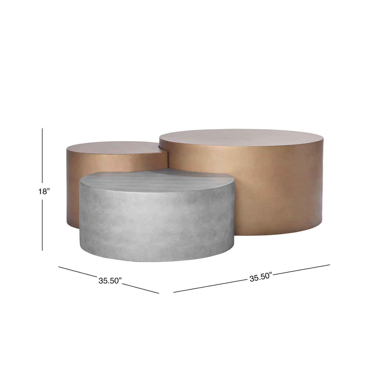 Cortina Cocktail Nesting Tables