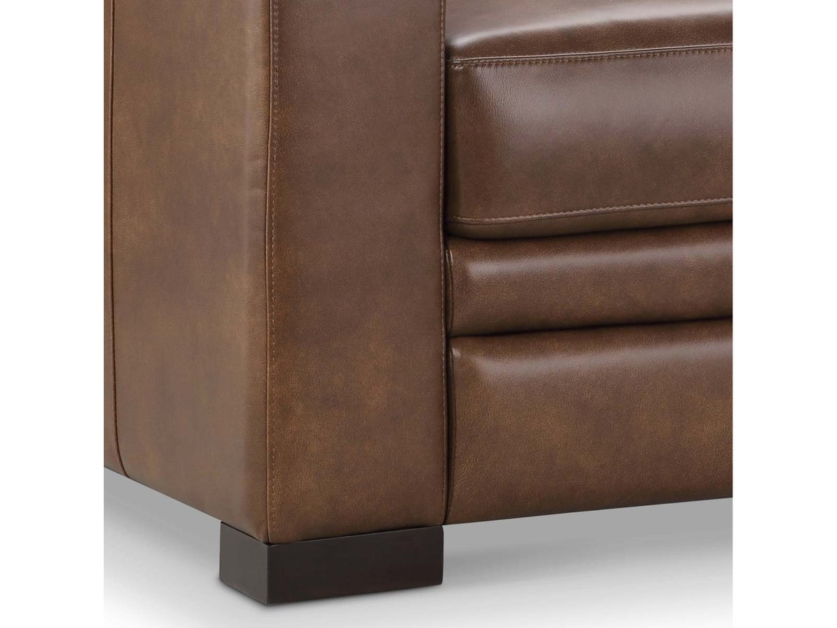 Astoria Leather Sofa - Brown