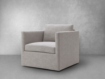 Samson Swivel Chair - Light Gray