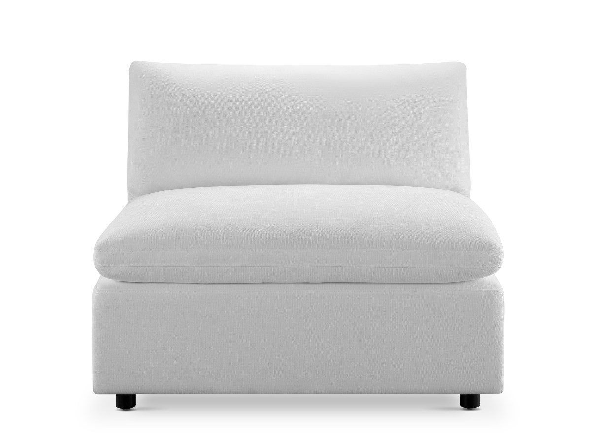 Luxe Feather and Down Armless Chair