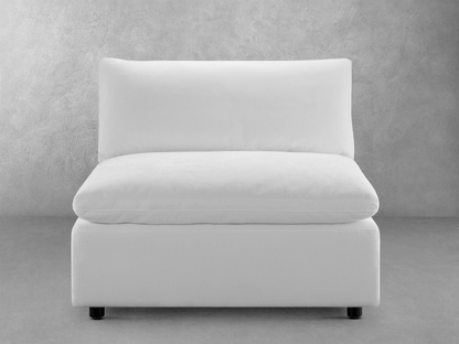 Luxe Feather and Down Armless Chair