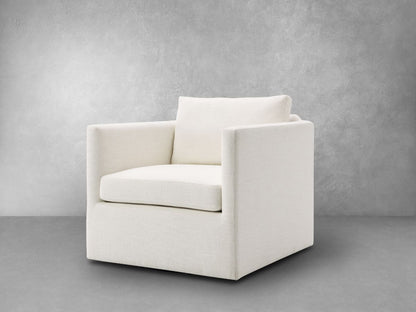 Samson Swivel Chair - Ivory