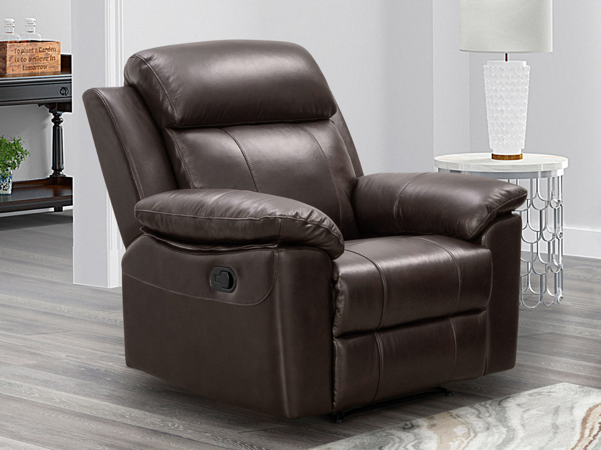 Braylen Top Grain Leather Recliner