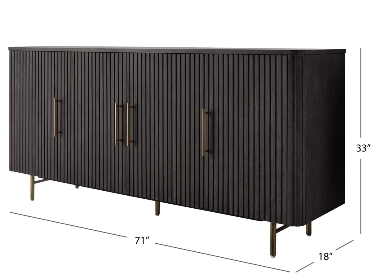Luna Console - Ebony