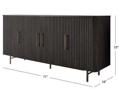 Luna Console - Ebony