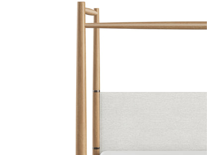 Charlotte Canopy Bed - Blonde - King