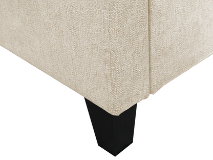 Seneca Upholstered Bed - Cream - Queen