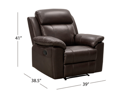 Braylen Top Grain Leather Recliner