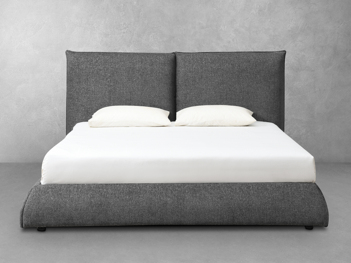 Elsen Upholstered Bed - Charcoal - Queen