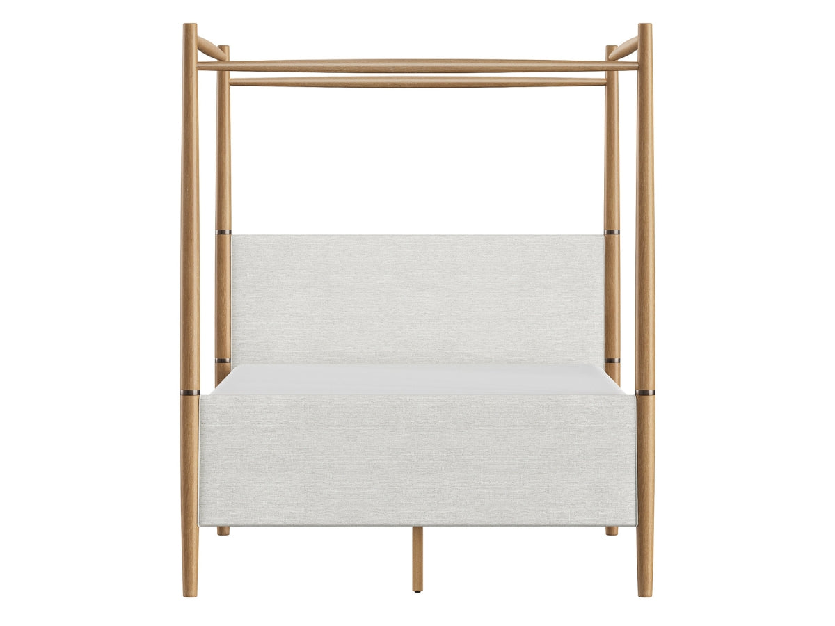Charlotte Canopy Bed - Blonde - King