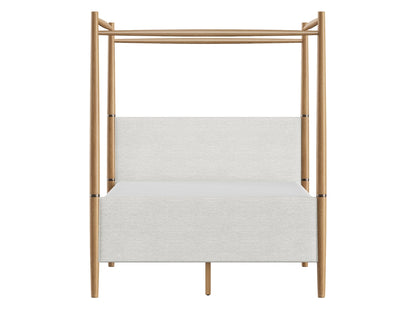 Charlotte Canopy Bed - Blonde - King