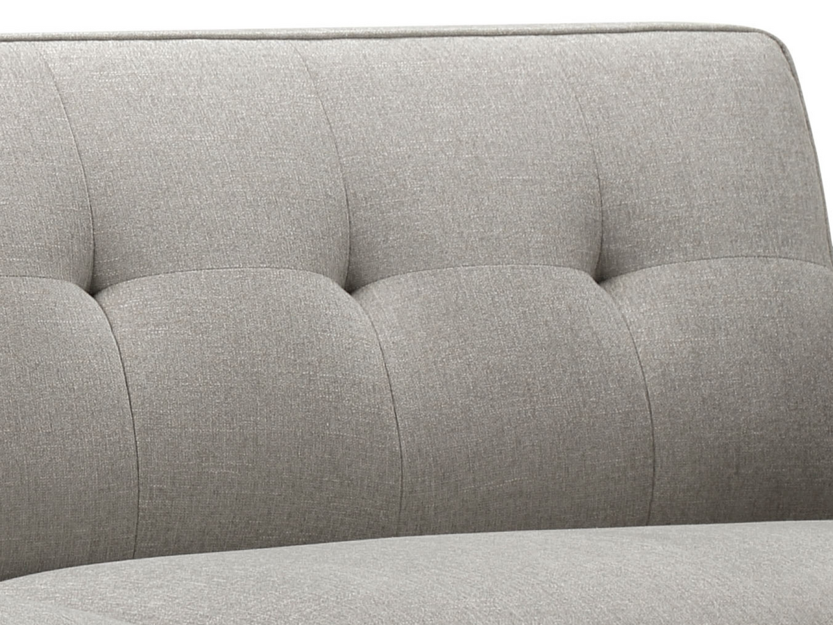 Vicenza Mid-Century Upholstered Sofa - Gray