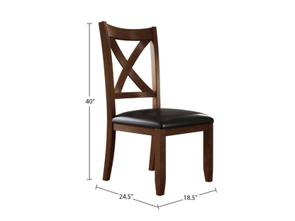 Theodore Counter Dining Chair (Set of 6) - Brown