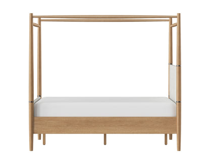 Charlotte Canopy Bed - Blonde - King