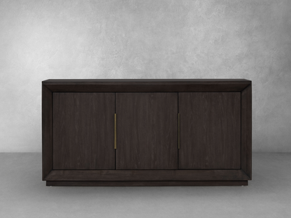 Goodwin 70" Multi-Use Oak Console, Espesso