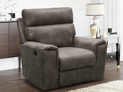 Lawrence Fabric Recliner - Camel