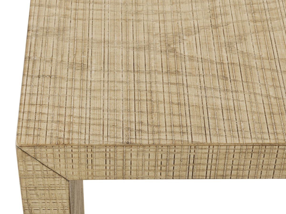 Bacara Modern Classic Wood Pull Up End Table - Natural