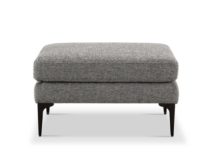 Lavina Fabric Ottoman - Gray