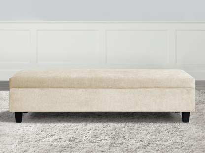Seneca Upholstered Bench - Cream