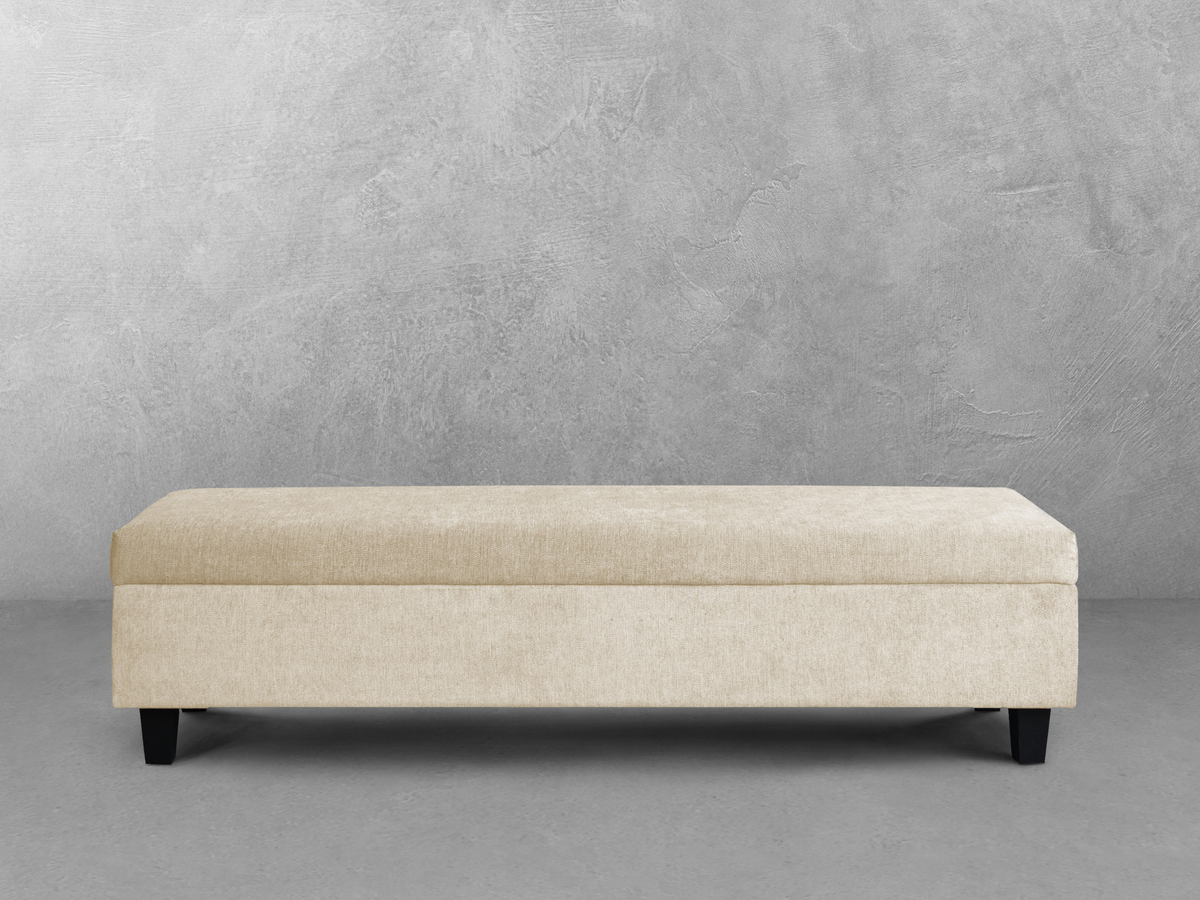 Seneca Upholstered Bench - Cream