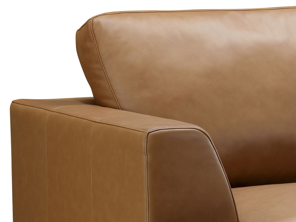 Lisbon Leather Sofa - Camel