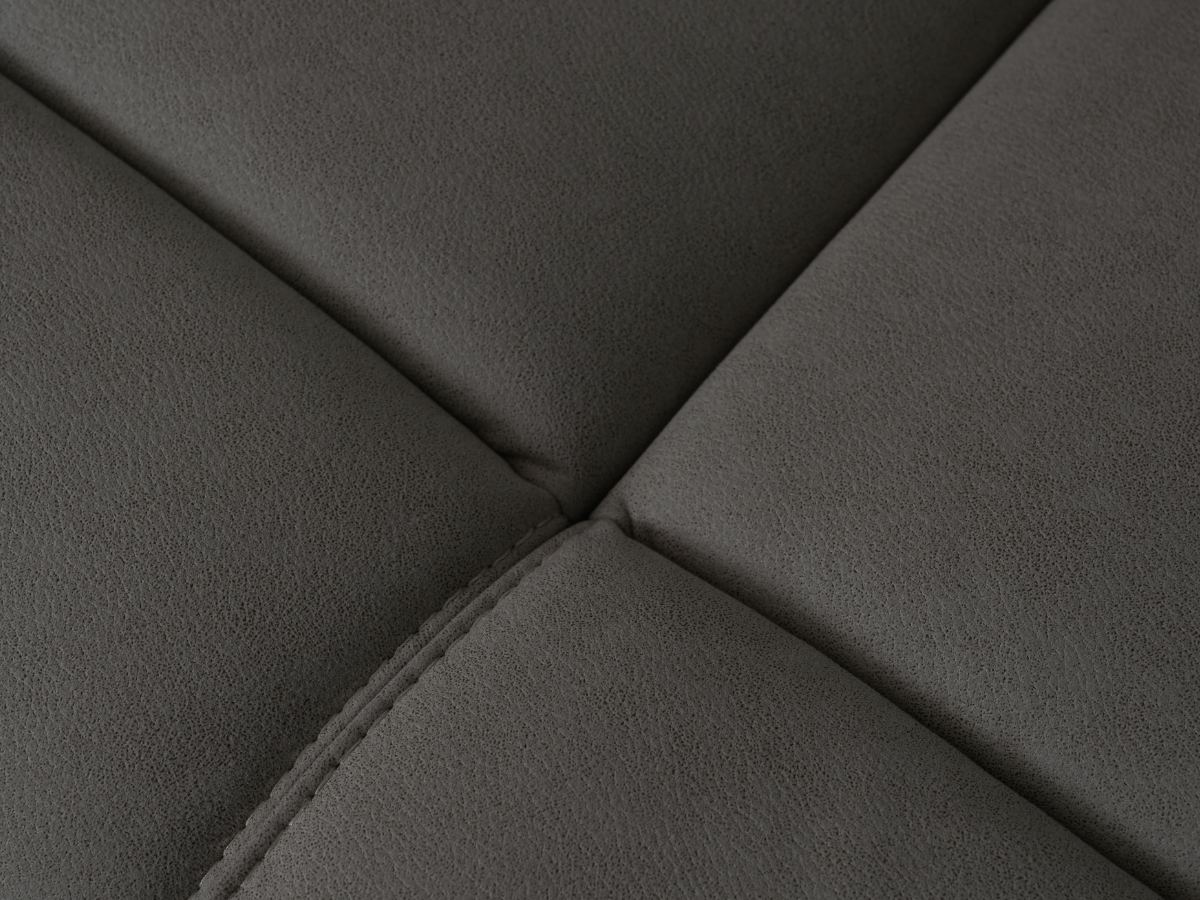 Margaret Fabric Manual Reclining Sofa with Console - Charcoal