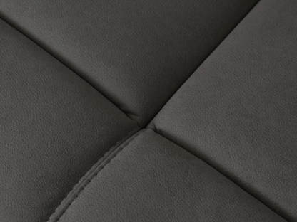 Margaret Fabric Manual Reclining Sofa with Console - Charcoal