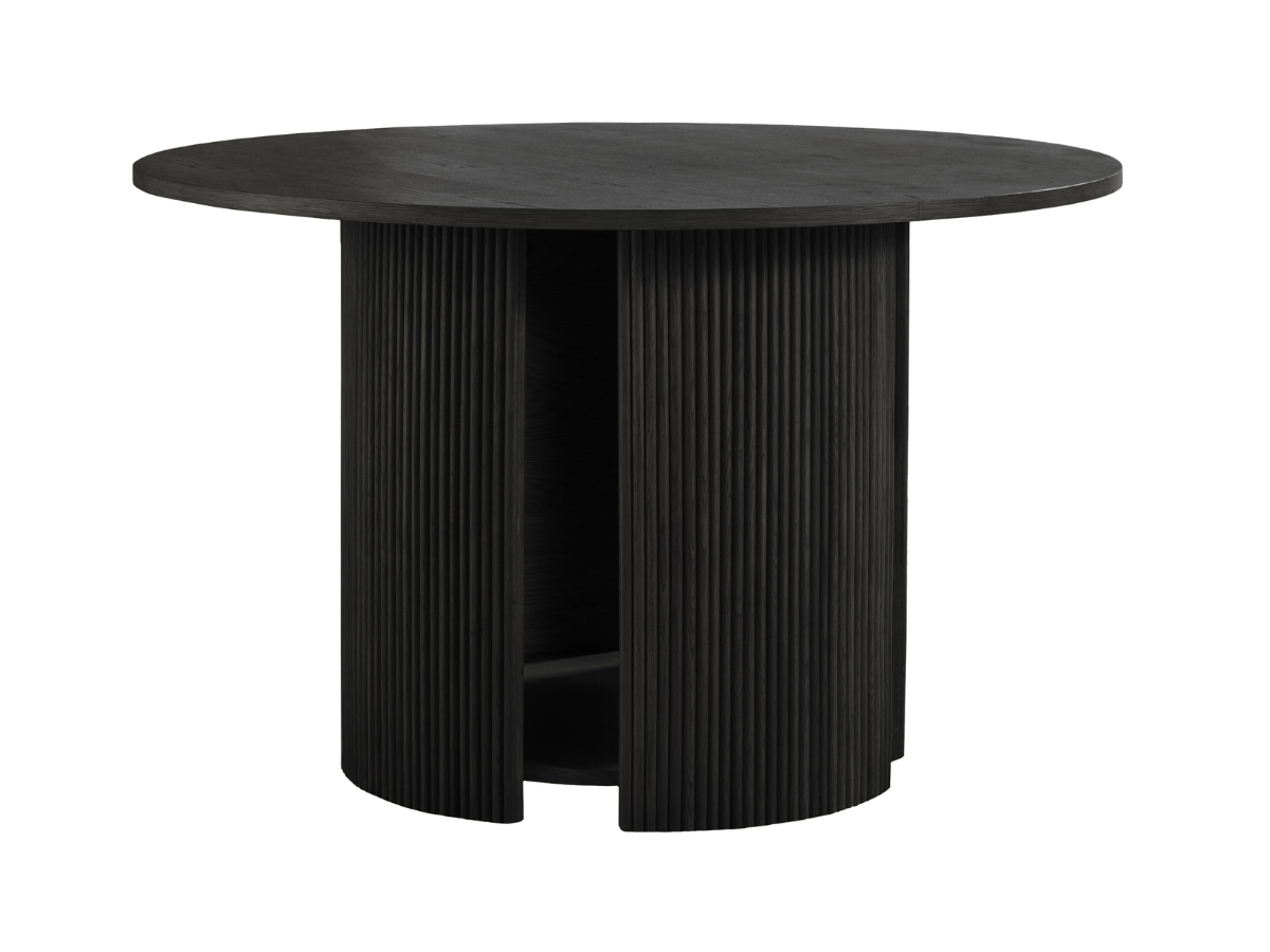 Parker 48" Round Dining Table - Black