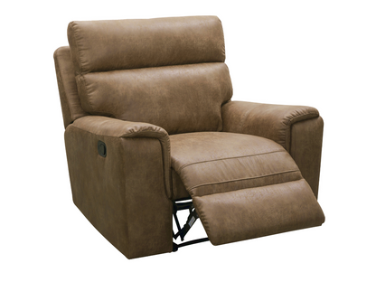 Lawrence Fabric Recliner - Camel