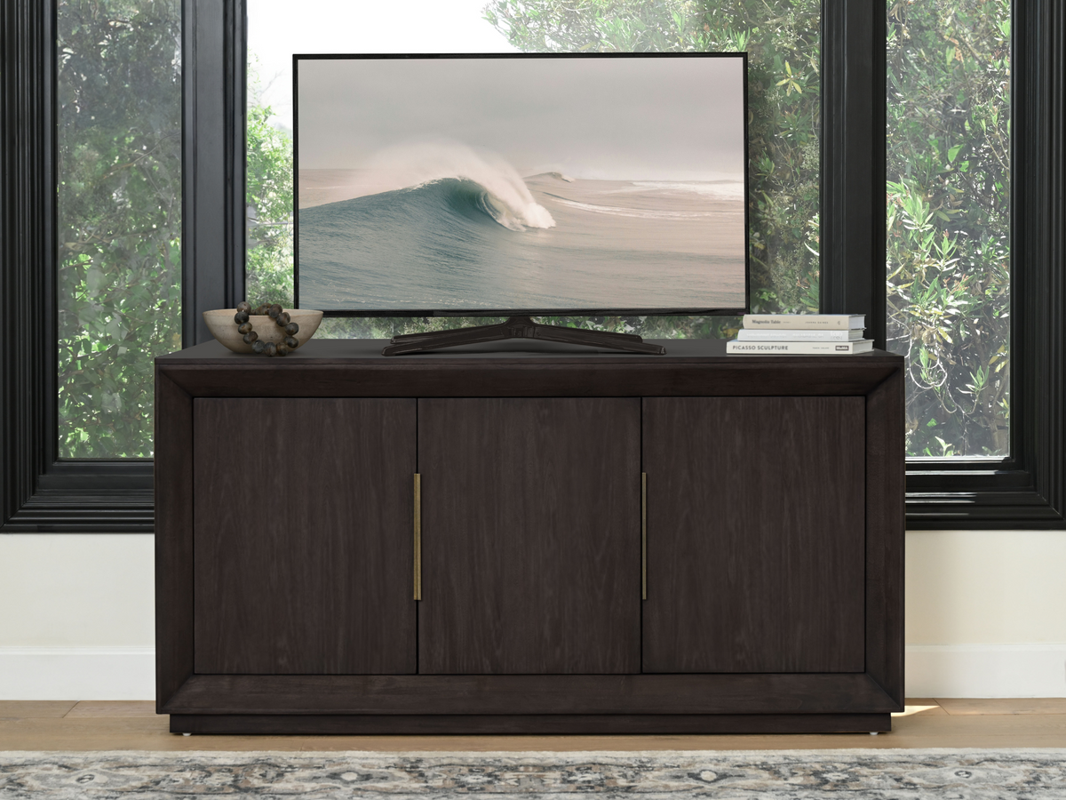 Goodwin 70" Multi-Use Oak Console, Espesso
