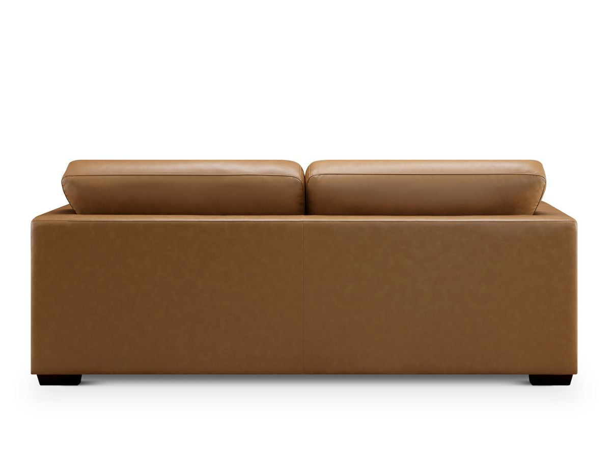 Lisbon Leather Sofa - Camel