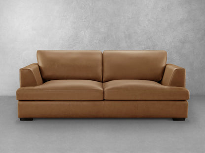 Lisbon Leather Sofa - Camel