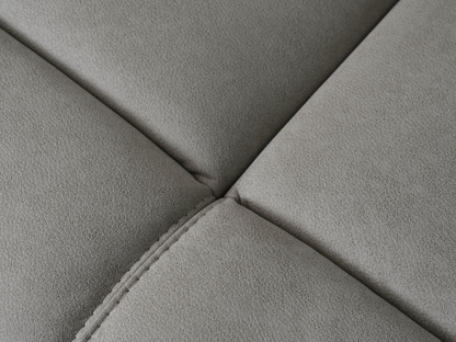 Margaret Fabric Manual Reclining Sofa with Console - Gray