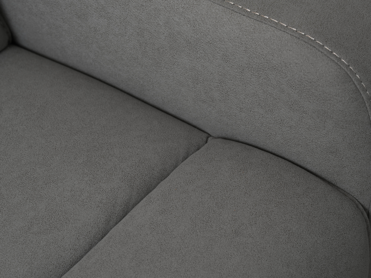 Margaret Fabric Manual Reclining Loveseat - Charcoal