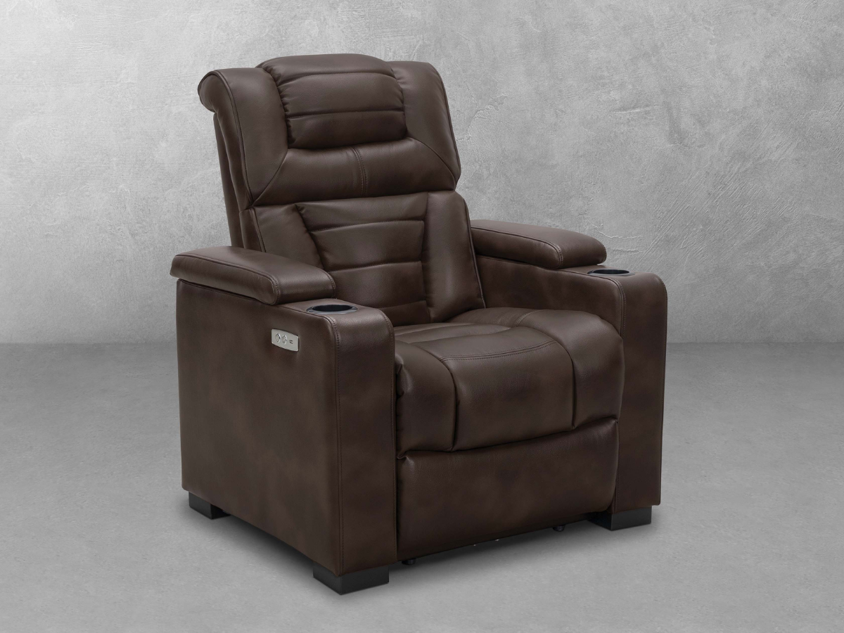 Galaxy Theatre Power Recliner - Brown