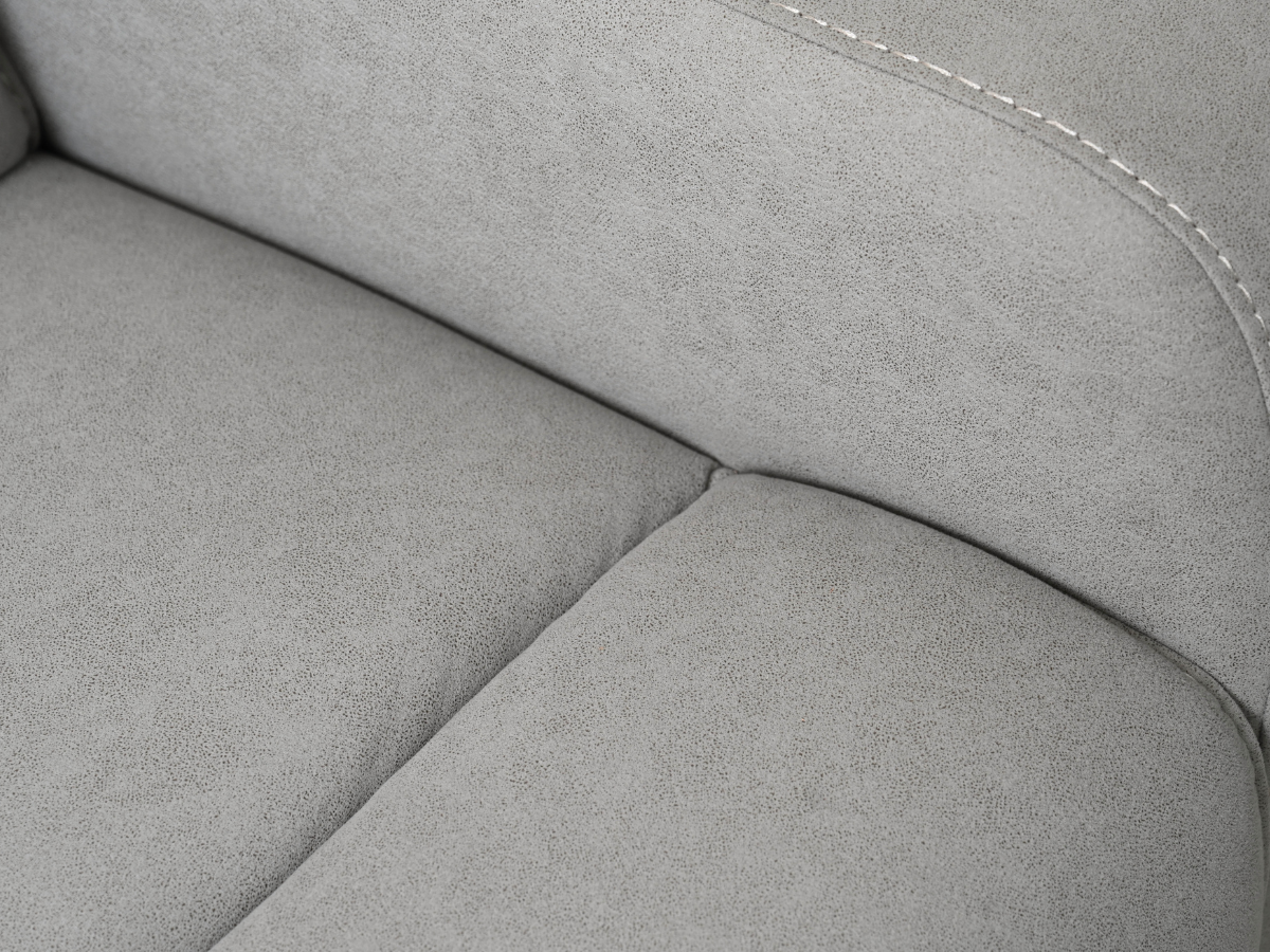 Margaret Fabric Manual Reclining Loveseat - Gray