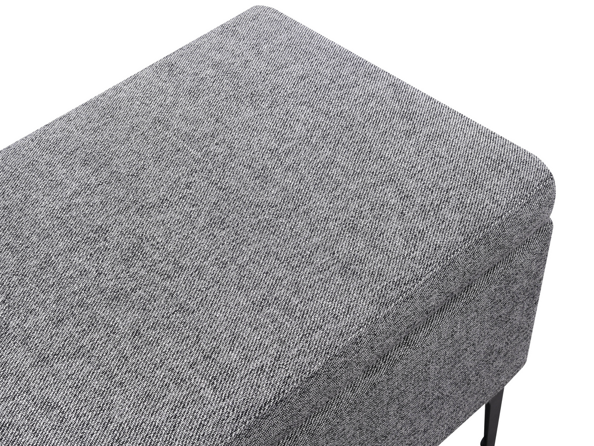 Evella Upholstered Storage Bench - Gray - Queen