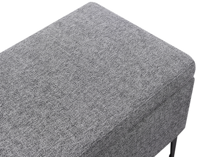 Evella Upholstered Storage Bench - Gray - Queen