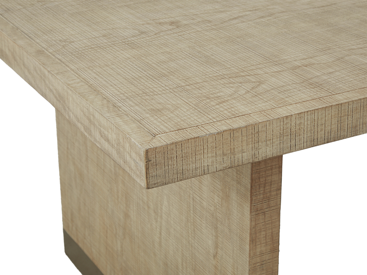 Bacara Modern Classic Wood Brushed Extendable Dining Table - Natural
