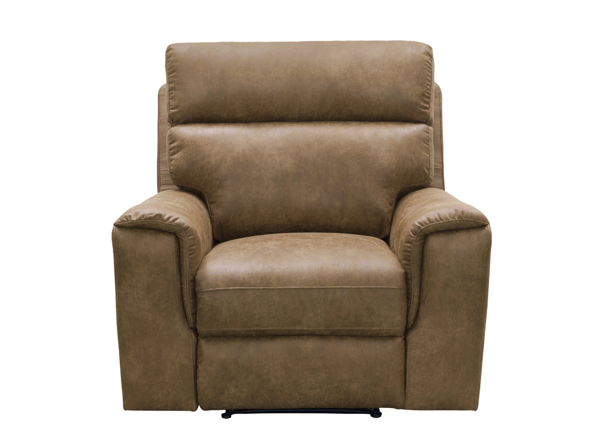 Lawrence Fabric Recliner - Camel