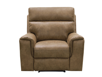 Lawrence Fabric Recliner - Camel
