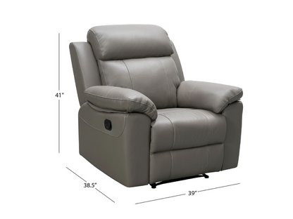 Braylen Top Grain Leather Recliner