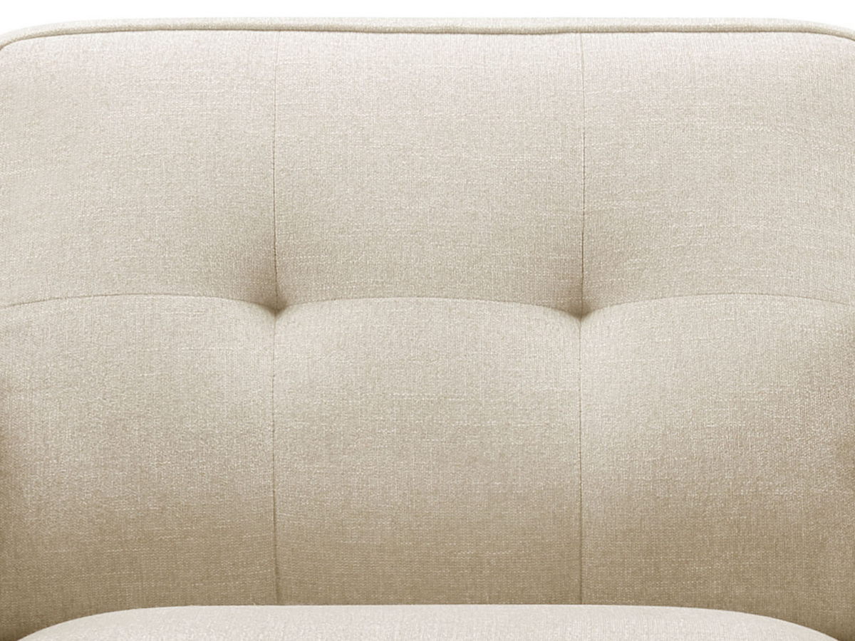 Vicenza Mid-Century Upholstered Chair - Beige