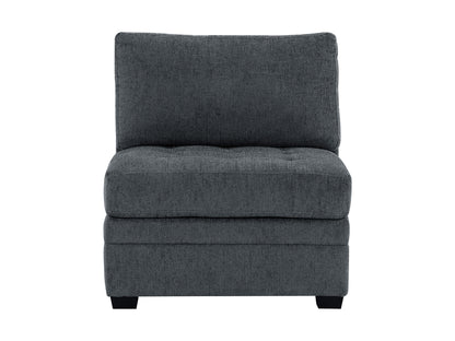 Nixon Fabric 6 Piece Modular Sectional Set - Gray