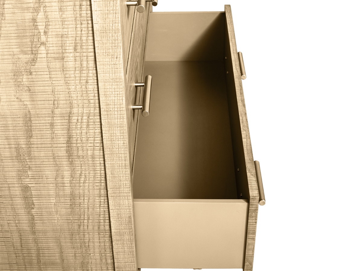 Bacara Modern Classic Wood Brushed 6-Drawer Dresser 72' - Natural