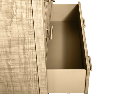 Bacara Modern Classic Wood Brushed 6-Drawer Dresser 72' - Natural