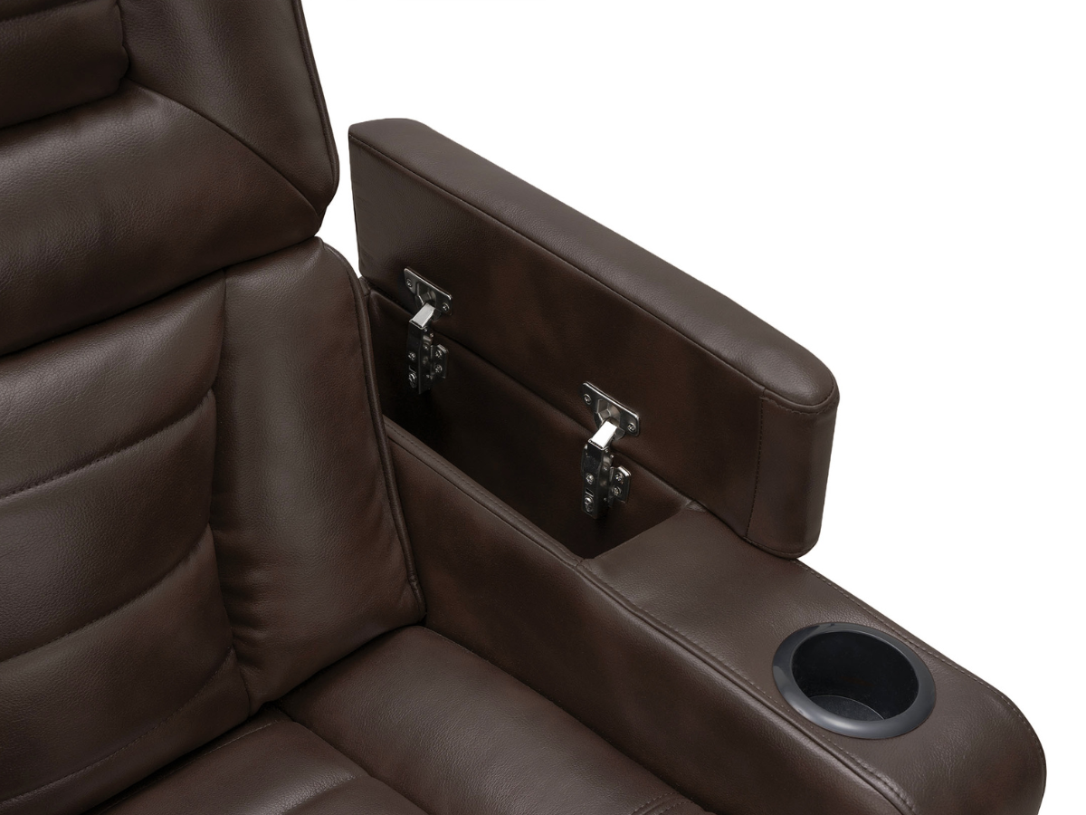 Galaxy Theatre Power Recliner - Brown