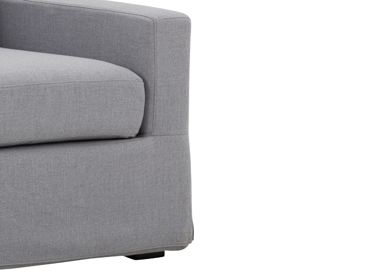 Rosalina Fabric Slipcover Chair - Gray