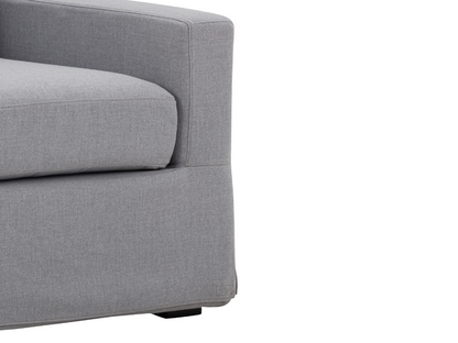 Rosalina Fabric Slipcover Chair - Gray