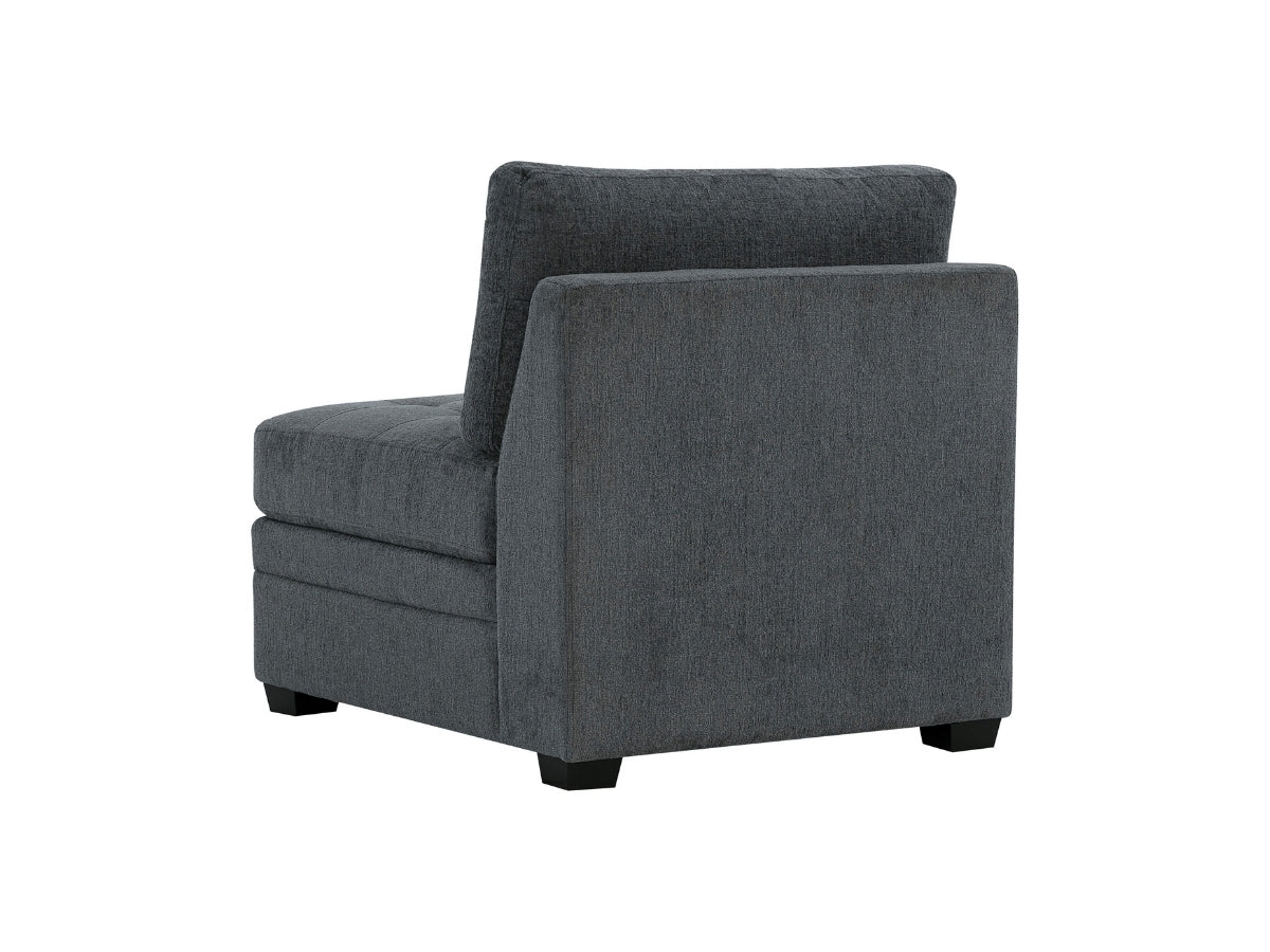 Nixon Fabric 6 Piece Modular Sectional Set - Gray